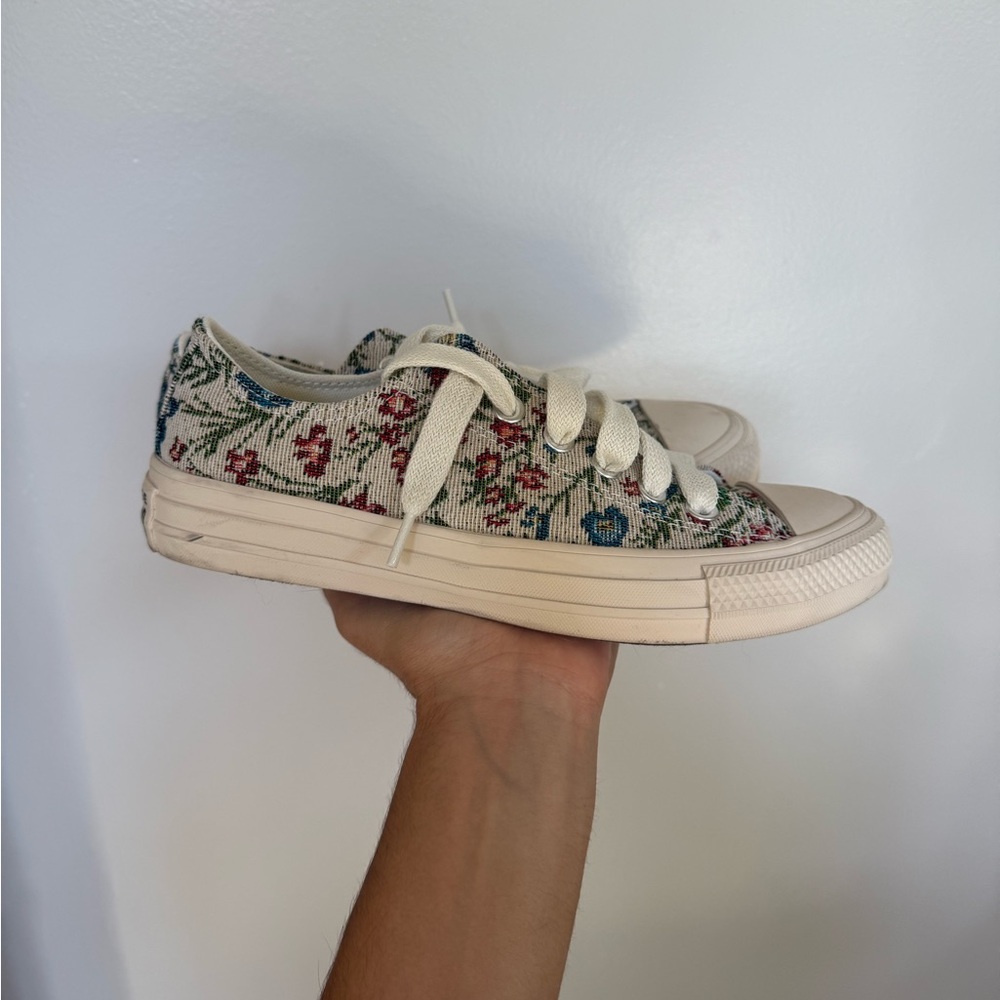 Floral Converse Sneakers